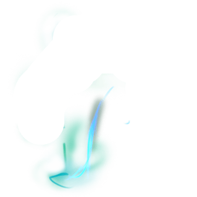 A part of the animated logo, the name is leaf_1/leaf_1_bottom_light