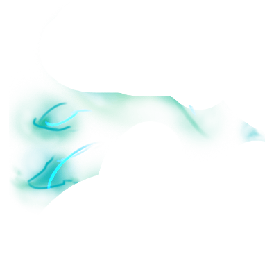 A part of the animated logo, the name is leaf_1/leaf_1_middle_light