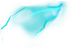 A part of the animated logo, the name is leaf_2/leaf_2_top_right_2_light